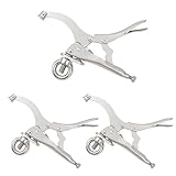 Biugaaufai 3 Pack 9 Inch Drill Press Locking Clamp, Premium Drill Press Accessories, Strong Gripping Clip, 9 Inch Fix Clamp for Secure Hold