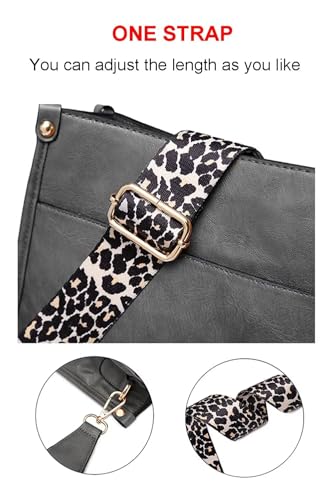 Image of AUYOCO Vegan Leather Crossbody Bags for Women, Crossbody Purse with Guitar Strap Zipped Pockets Handbag Shoulder Bag