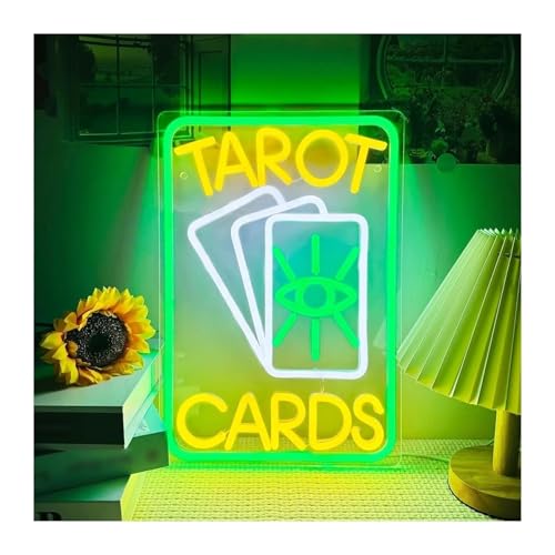 Cartes de tarot en veilleuse LED, idée cadeau déco pour chambre