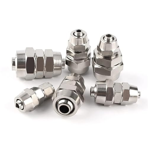 Tubería de aire con conector de presión recto PU PG de paso reducido 3