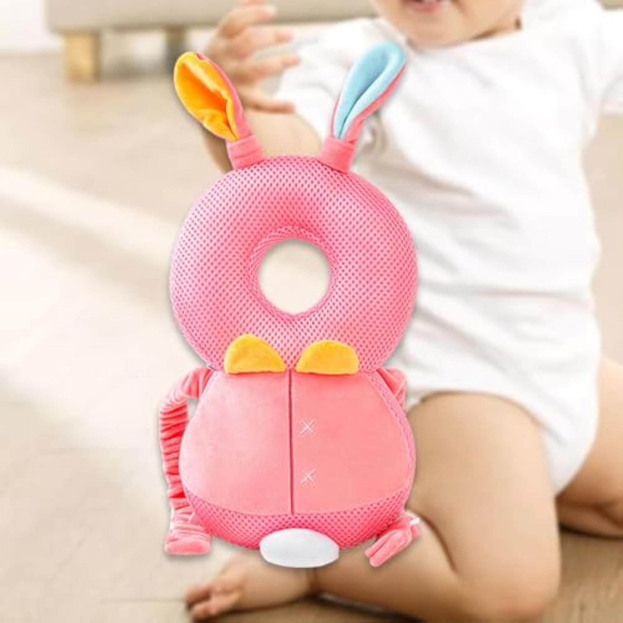 Baby Back Pillow for Protection, Bunny Design