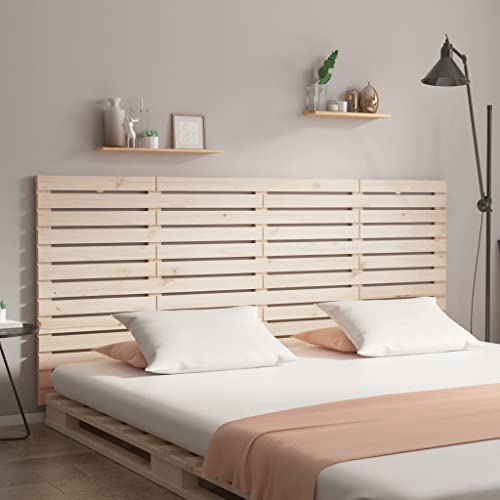 UJCHVHN Artículo: cabecero de pared de 156 x 3 x 91,5 cm, madera maciza de pino, camas y accesorios, cabeceros y estribos