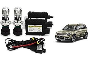 RS Enterprises Cars Skoda Yeti H4 - HID Conversion Light Kit ( 2 HID Light , 2 Blaster , Wiring ) Vehicle HID Kit for Car Headlight