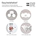 HALO TGS Outdoor Integrated LED Flood & Security Light Twin Round Head White