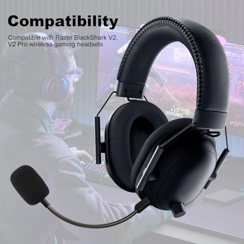 Microphone de rechange compatible Razer BlackShark V2 Pro micro à perche de jeu 3.5mm - 2