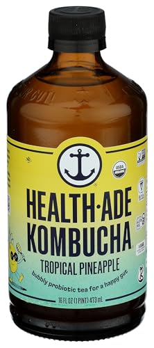Health Ade, Kombucha Tropical Punch Organic, 16 Fl Oz
