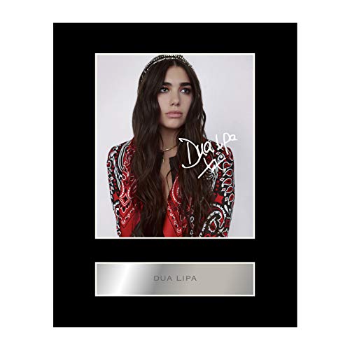 Dua lipa - Foto firmada con autógrafo