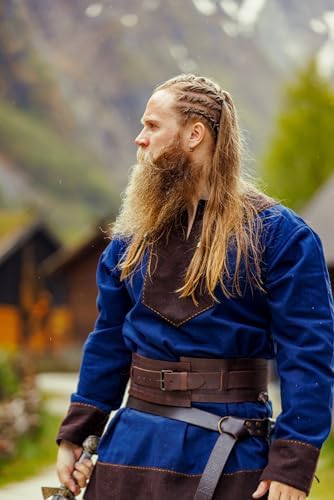 Leonardo Carbone Viking-tuniek Loki - middeleeuwse kleding