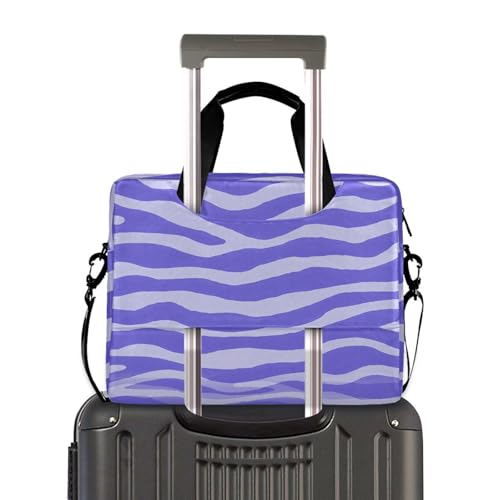 Funda de portátil ALAZA con estampado cebra morado claro miniatura 4