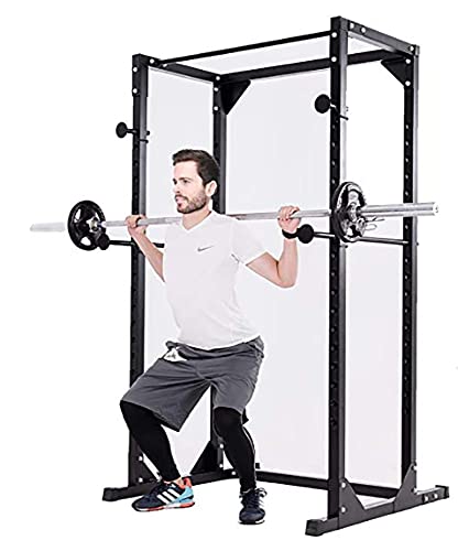 BodyTrain Heavy Duty Adjustable Power Rack Weight Lifting Cage & Pull Up Bar - Image 3