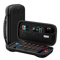 ECHTPower Slim Carrying Case for Nintendo Switch 2 (2025) , Protective Hard Shell Portable Switch Travel Case, Durable Ballistic Nylon, Lightweight and Large Capacity, Accessories for Switch 2