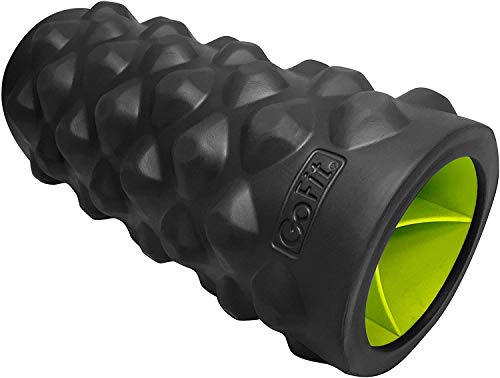 GoFit Extreme Massage Go Roller - Massage Bar and Training Manual,Black/Green,13