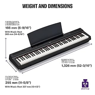 Yamaha P-125 Piano numérique portable – Noir - Les Beatles, Paul McCartney, John Lennon, RIngo Starr, George Harrison Yamaha P-125 Piano numérique portable - Noir – Image 4