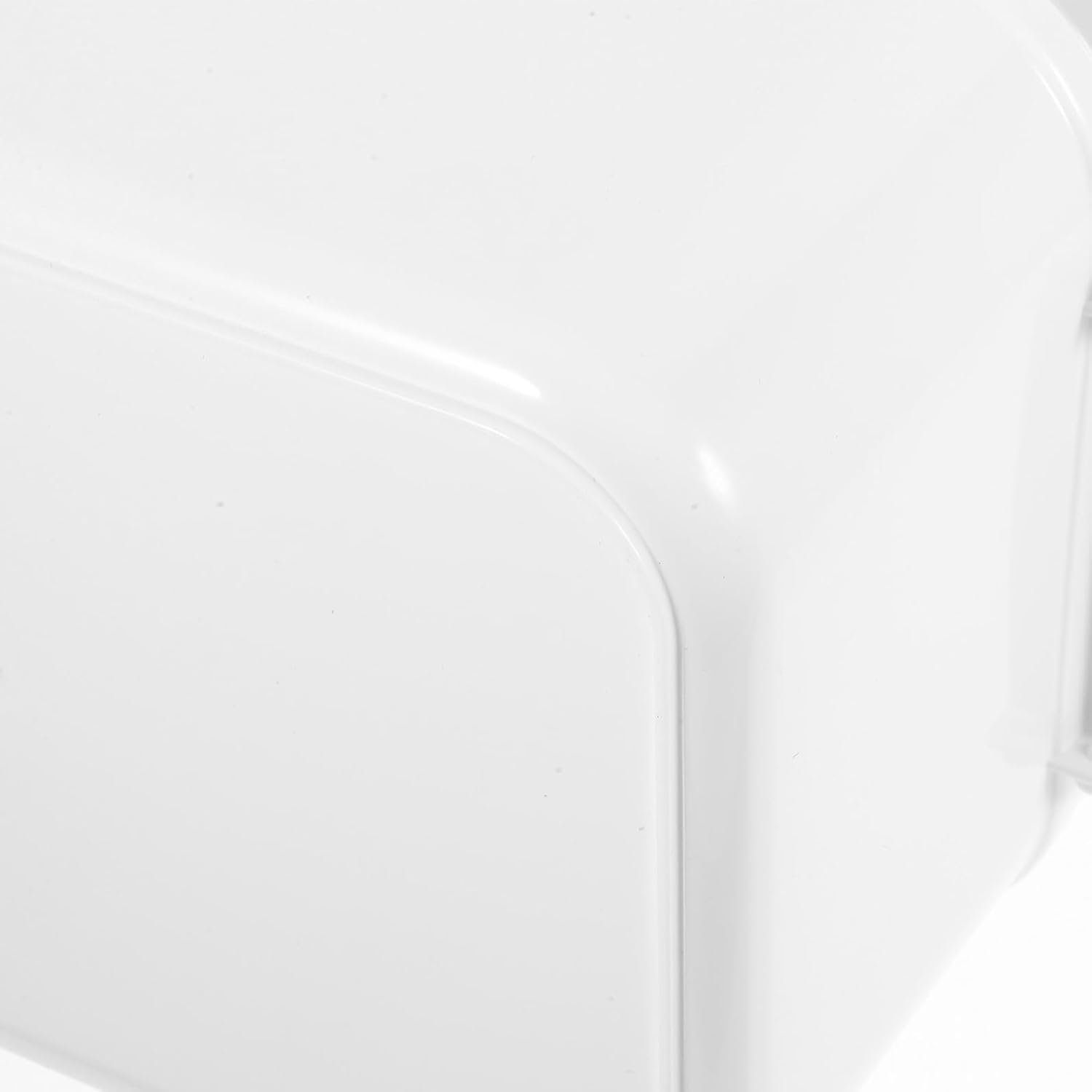 Professional Fingernail Art Toolbox with Handle, Large Capacity PP White
