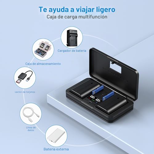 Miniatura 5 de Ps-Bls5 Bls50 2200ma Cargador Multifunción Olympus Om-5 Om-D E-M5 Iii E-M10 E-Pl8 E-Pl9 E-Pl10