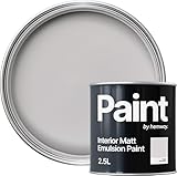 Hemway Interior Wall Paint 2.5L / 2.6 quart Soft Lavender Purple Paint | Matte Walls & Ceiling Acrylic Water-Based Emulsion Latex, Kitchen Bedroom Bathroom Indoor, Quick Drying, High Coverage, Low VOC