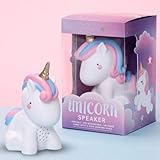 Fizz Creations Unicorn - Altavoz inalámbrico (10 x 13 cm), diseño de unicornio
