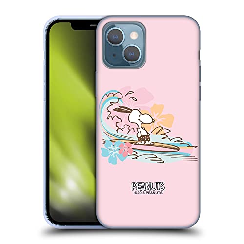 Head Case Designs Officially Licensed Peanuts Surf Beach Bum Snoopy Soft Gel Case Compatible With Apple Iphone 13 #TOP15