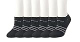 Adidas Women's Superlite No Show Socks (Pack of 6) (Women's Sock size 5-10, Solid Black)