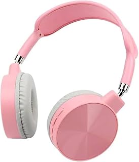 سماعات راس بلوتوث لاسلكية للالعاب SD 705 سودو متوافقة مع ايفون وسامسونج واوبو وريلمي والموبايلات واللاب توب سماعة ستيريو فوق الاذن مايكرو تي اف (بينك) زهري