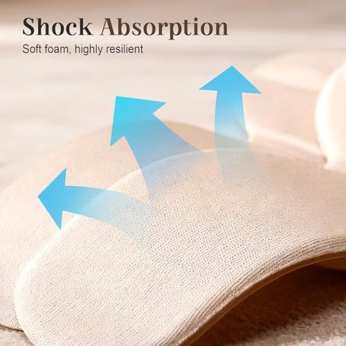 Image of Heel Pads for Shoes,Heel Grips Liner Cushions Inserts for Loose Shoes,Anti Slip Shoe Inserts for Too Big Shoes Women Men,Soft Heel Protectors Stop Heel Slip & Blisters. (Transparent*4pairs)
