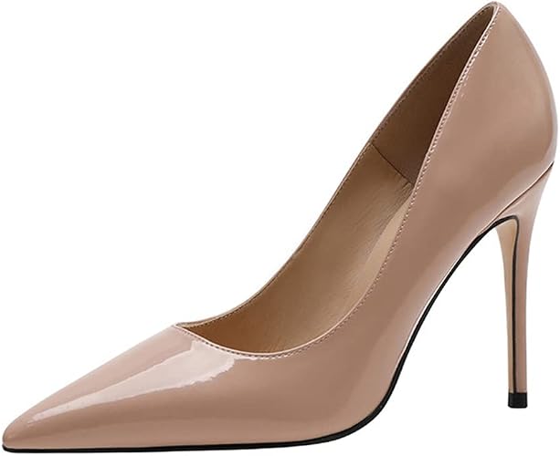Kaiwi Dames Stiletto Pumps 10cm instappers Puntige teen hoge hak Partij  prom Bruiloft naaldhakken : Amazon.nl: Kleding, schoenen \u0026 sieraden