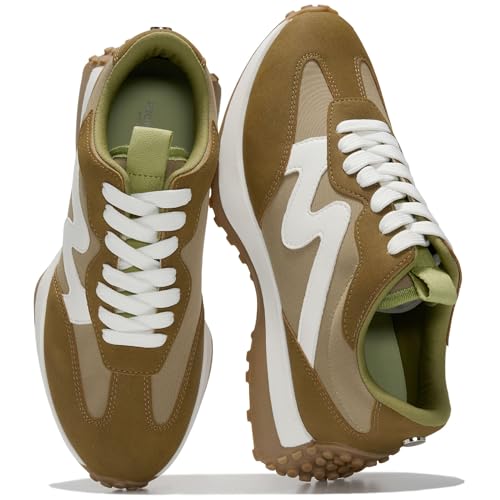 Image of Project Cloud Trendy Fashion Sneakers for Women 2026 - Memory Foam and Non-Slip Comfortable Casual Ladies Shoes for Womens Fashion Sneakers - Lightweight Lace-up Shoes (Lecco)