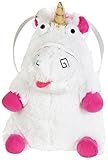  Bolsa de peluche con diseño de unicornio mullido y cruzado, bolsa de viaje para cabina, de Agnes Favorable Me - Bolsa de peluche de unicornio
