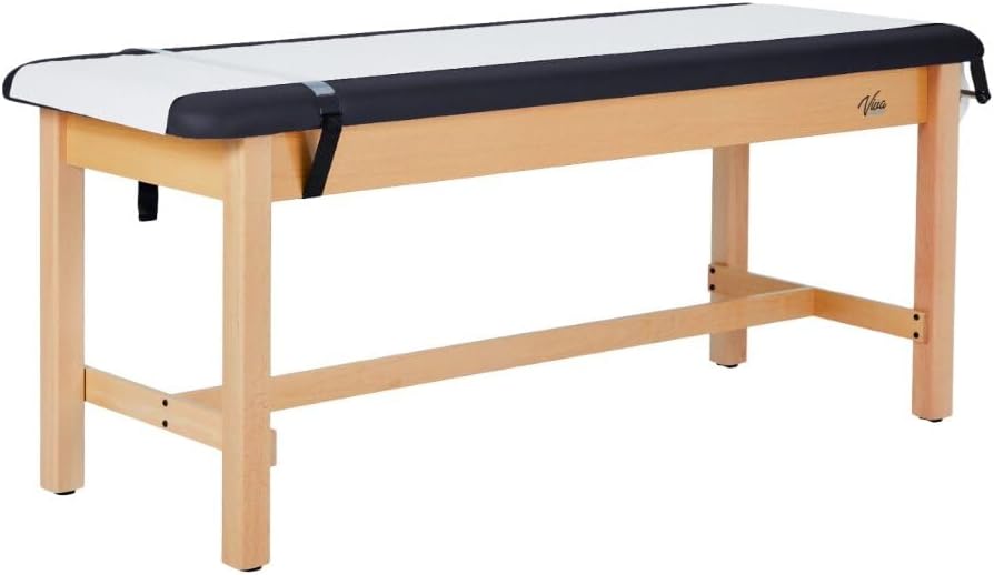 Vivacomfort Aristo H-Brace Flat Treatment Table, 500 lbs Weight Capacity, Blue