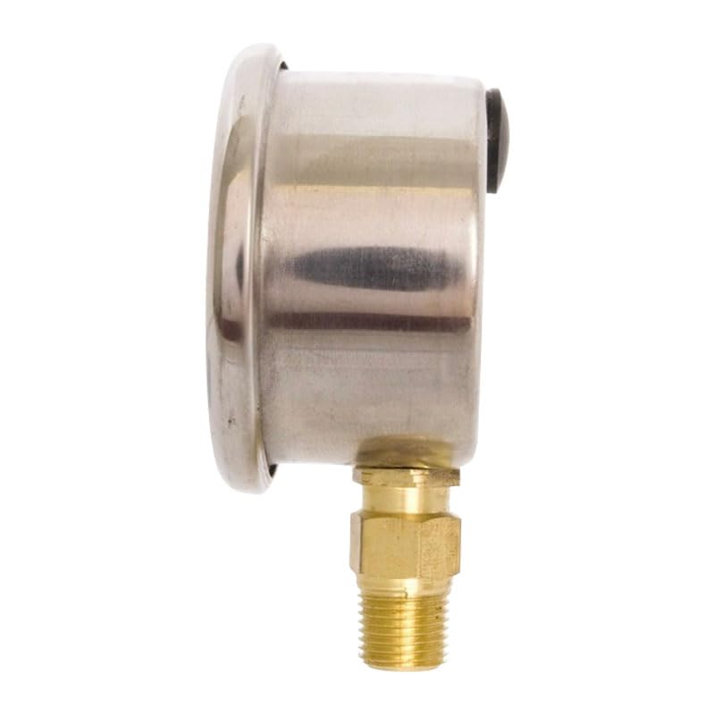 Pressione dell'aria per manometro 2" faccia 1/4" per montaggio posteriore VNPT compatibile con compressore 0-200 PSI Ricambi auto