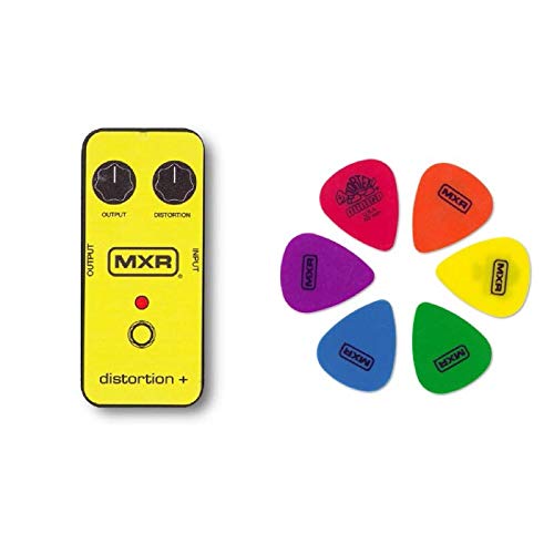Jim Dunlop (ジム ダンロップ) MXRPT01 Distortion+ ピック & ピックケースセット Yellow