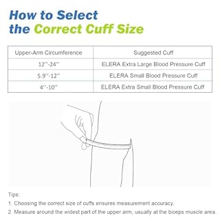 Pediatric Blood Pressure Cuff for Kids & Women - Small Child Replacement BP Cuff (5.9-9.5 Inch Arm Circumference), Compatible with Most Monitors - with 6 Connectors