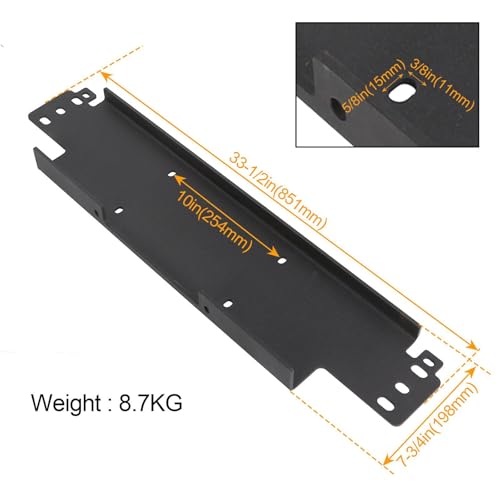 EASDCFSF for Jeep for Wrangler 1987-1995 1997-2006 Yj Tj 2-Door Steel Winch Mounting Plate Lb Left Right Front Upper Lower