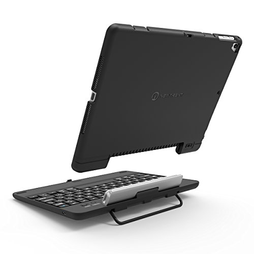 NEW TRENT iPad Keyboard Case 9.7 with Detachable Wireless Bluetooth Smart Keyboard for 6th Gen (2018), iPad 5th Gen (2017), iPad Pro 9.7, iPad Air & Air 2