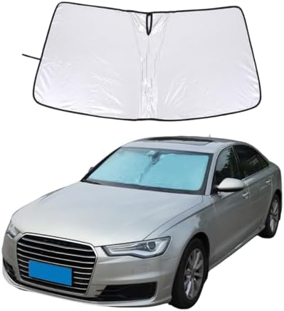 Autotech Park Custom-Fit Windshield Sunshade For 2011-2018 Volvo S60 - Blocks Heat & Protects Interior - Made In USA, Folds Compact - View #2