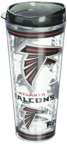 Image of Rico Industries NFL Football Atlanta Falcons Double Wall 20oz Tritan Tumbler