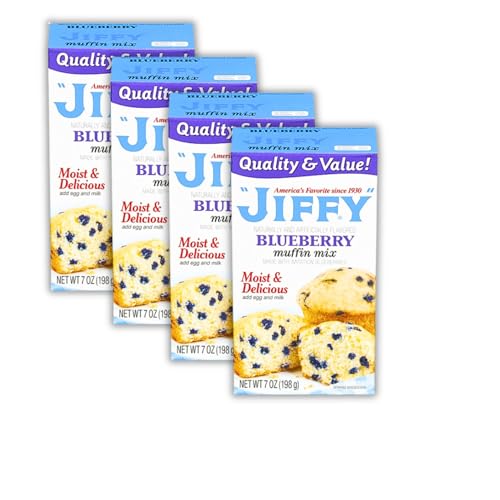 Blueberry Muffin Mix, 7 oz, 4 Pack