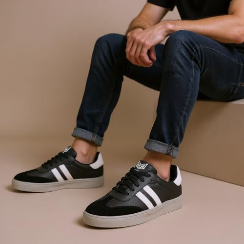 Image of Big Fox Men's Casual Sneakers | Stylish & Comfortable Lace-Up Shoes