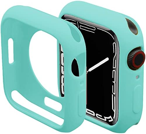 Miimall Etui na telefon komórkowy kompatybilne z Apple Watch Ultra 49 mm, ultracienkie, miękkie etui z TPU, odporne na wstrząsy, ochronne etui ochronne do iWatch Ultra 49 mm, czerwone