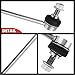 A-Premium 2 x Front Sway Bar Links Stabilizer Bar Links, Compatible with Mercedes-Benz C230 08-09, C250 10-15, C300 08-11, C350 & C63 AMG 08-15, E350 10-14, E400 15-18, E550 10-17