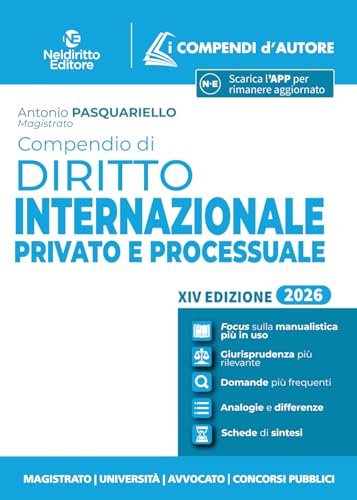  Compendio di diritto internazionale privato e processuale 2026