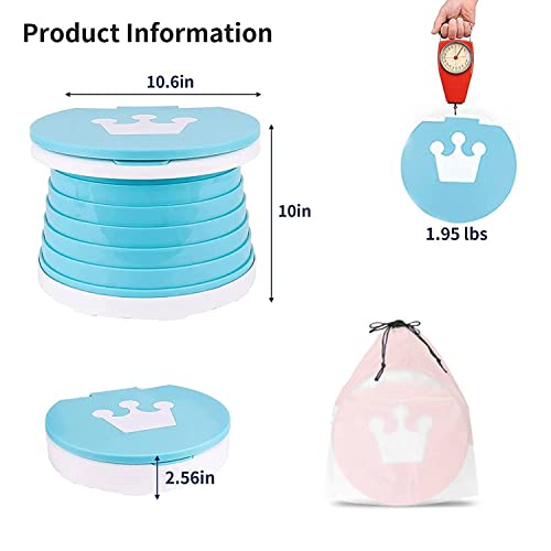 image for SunnySmile portable potty，foldable potty seat for toddler travel，T