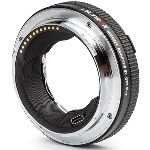 Image of Viltrox EF-GFX PRO Auto Focus Lens Mount Adapter Camera Ring Lens Converter Control Compatible with Canon EF /EF-S to Fuji fujifilm Medium Format GFX100 /GFX100S