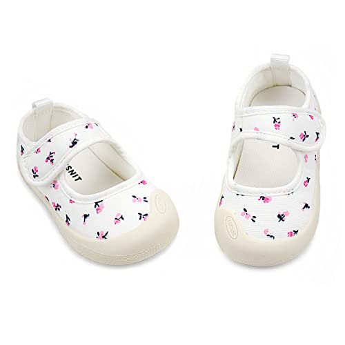 Baby Girl Canvas Sneakers Toddler Girl Mary Jane Flats Non-Slip Casual School Uniform Loafers Dress...