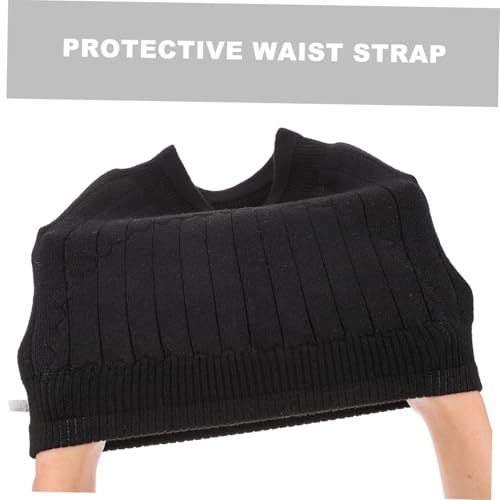 Faja lumbar de cashmere talla XL color negro miniatura 6