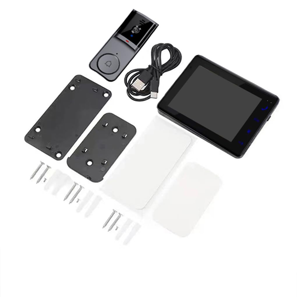 Sonnette vidéo sans Fil HD 1080p avec interphone bidirectionnel