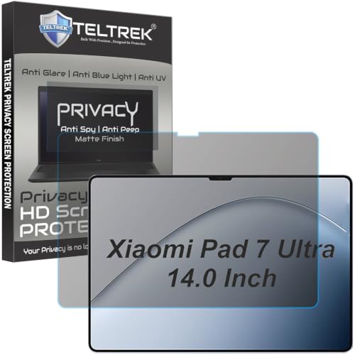 Image of Privacy Matte Anti Peep Screen Guard Compatible With Xiaomi Pad 7 Ultra / Pad7 Ultra Tab (14 inch Inch Tablet) Anti Spy Screenguard Not a Tempered Glass Screen Protector
