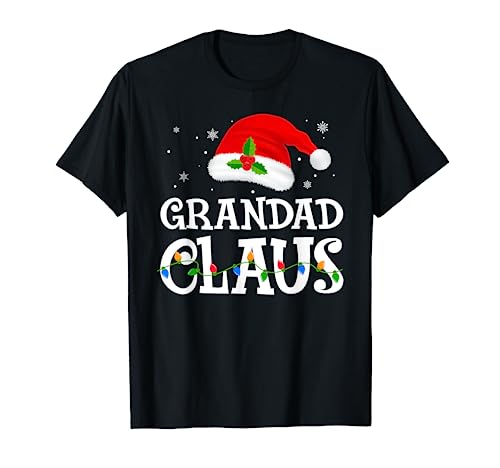 Christmas Matching Outfits for Holiday Party Grandad Claus T-Shirt