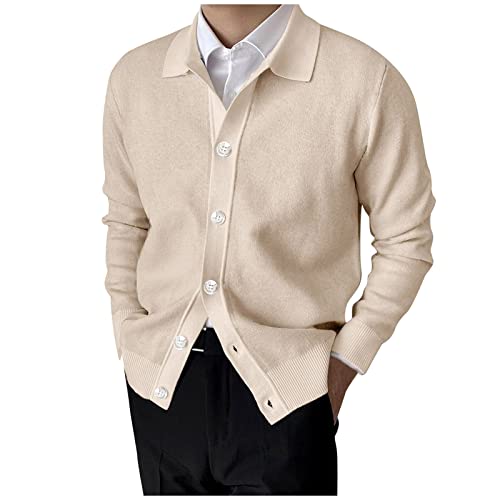 Pull homme en tricot kaki XXXL confortable qui cache les formes