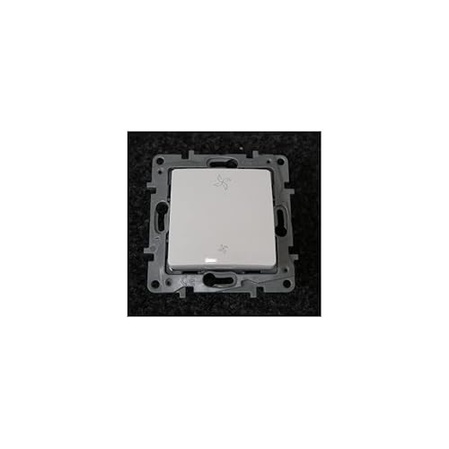 Legrand - Poussoir de VMC 2 positions 6A encastré blanc avec support (sans plaque) bornes auto série NILOE